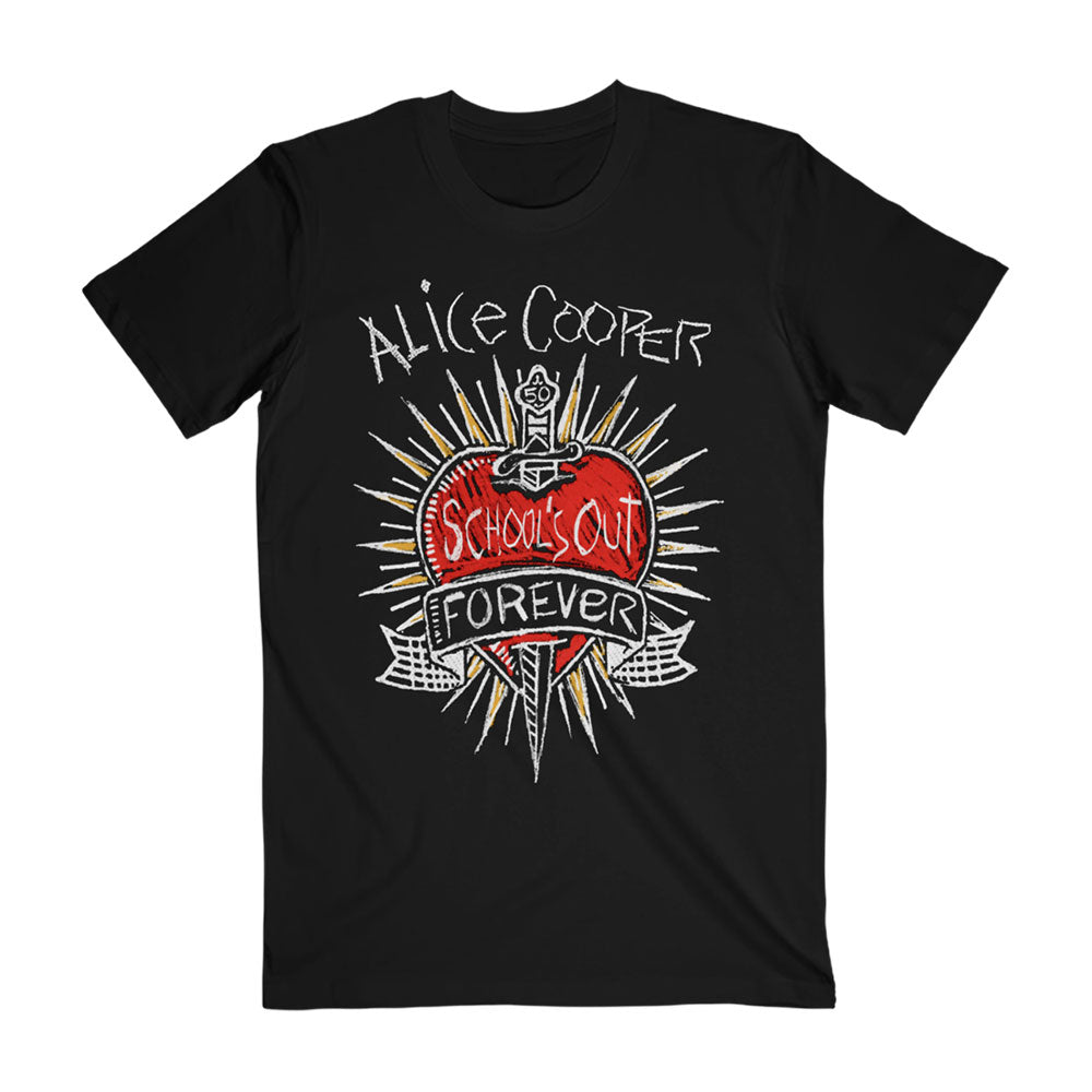 School's Out Forever Chalk Tee – Alice Cooper